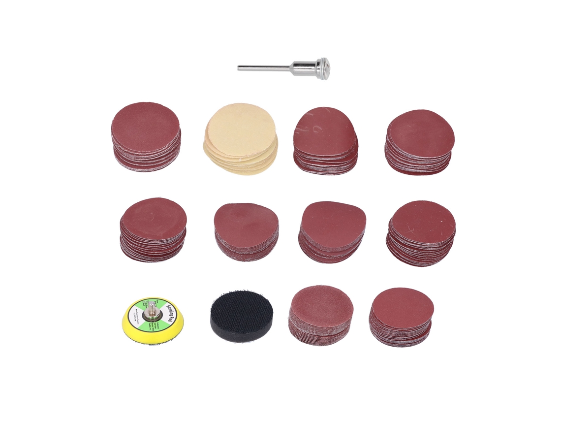 Kit De 203 Discos De Lixa 80-3000 Grit 5,08 Cm Para Madeira, Ferro E Plástico, Lixa Abrasiva