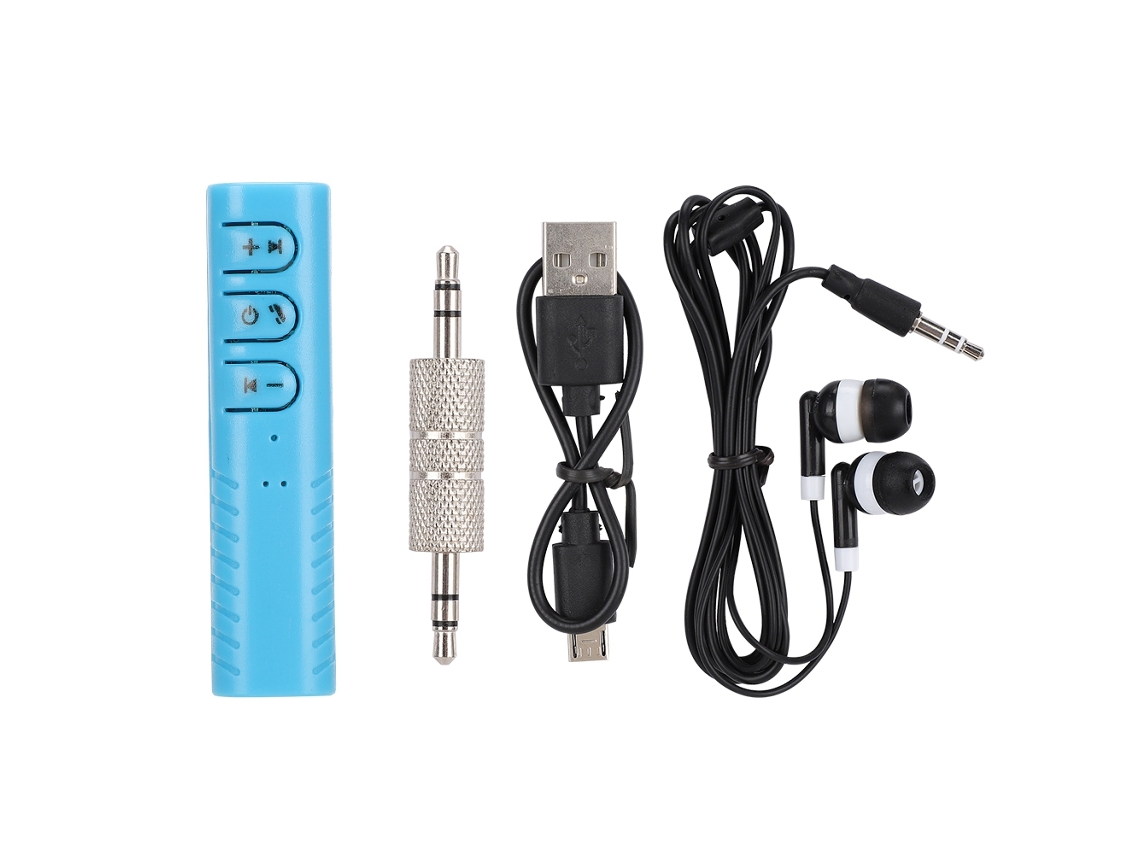 Adaptador De Áudio Bluetooth 4.1 Clip On Receptor Com Fones De Ouvido