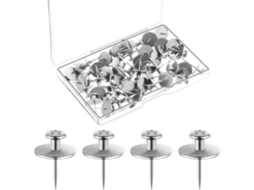 50 Unidades De Tachinhas Duplas Para Pendurar Quadros, Pregos
