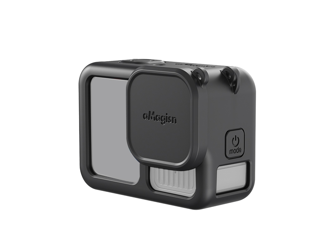 Cubierta Protectora De Silicona + Tapa De Lente Con Cuerda Antichoque Para Gopro Hero 13 Accesorios De Cámara Deportiva