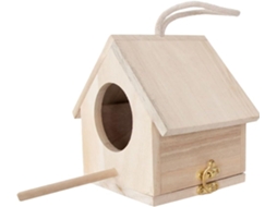 Casinha Ninho para Pássaros Às Intempéries, para Pendurar, para Jardim e Casa. Fácil de Limpar. Efeito Decorativo. CHABERLU
