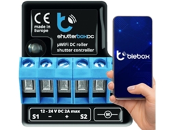 Módulo de E/S Wifi Shutterboxdc V2 2x Entradas Binárias 2x Saídas de Relé 230v Blebox