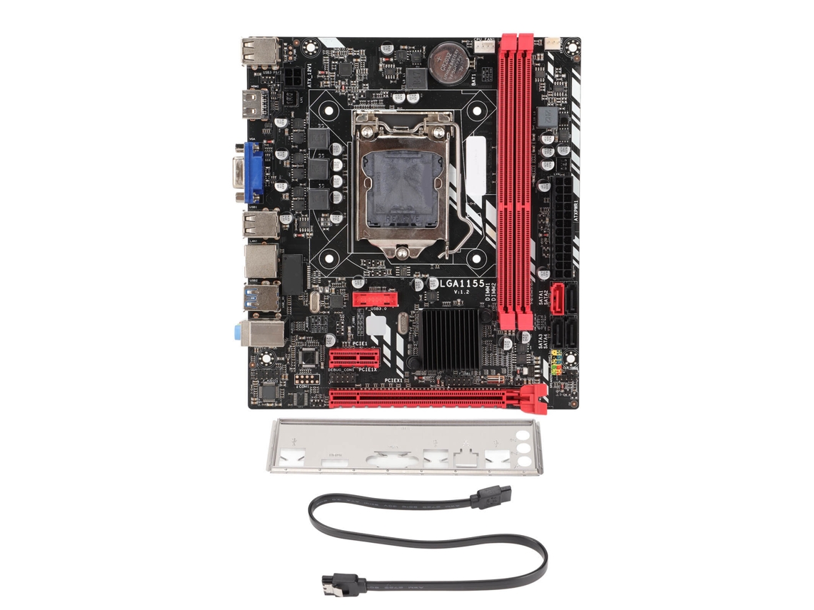 Placa-mãe (suporta Processadores Intel Core I3 Lga 1155, Ddr3, Interface Vga)