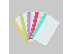 Recarga Para Caderno Inteligente A6 Inteligine Quadriculado 180g Cifi1003 (50 Un)