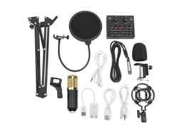 Bm800 Condenser Microphone Studio Recording Kits With Adjustable Stand For V8 Sound Card LAXISCREED