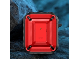 Capa Protetora Para Fones De Ouvido Com Textura De Diamante, Com Interruptor E Gancho Para Airpods 1/2
