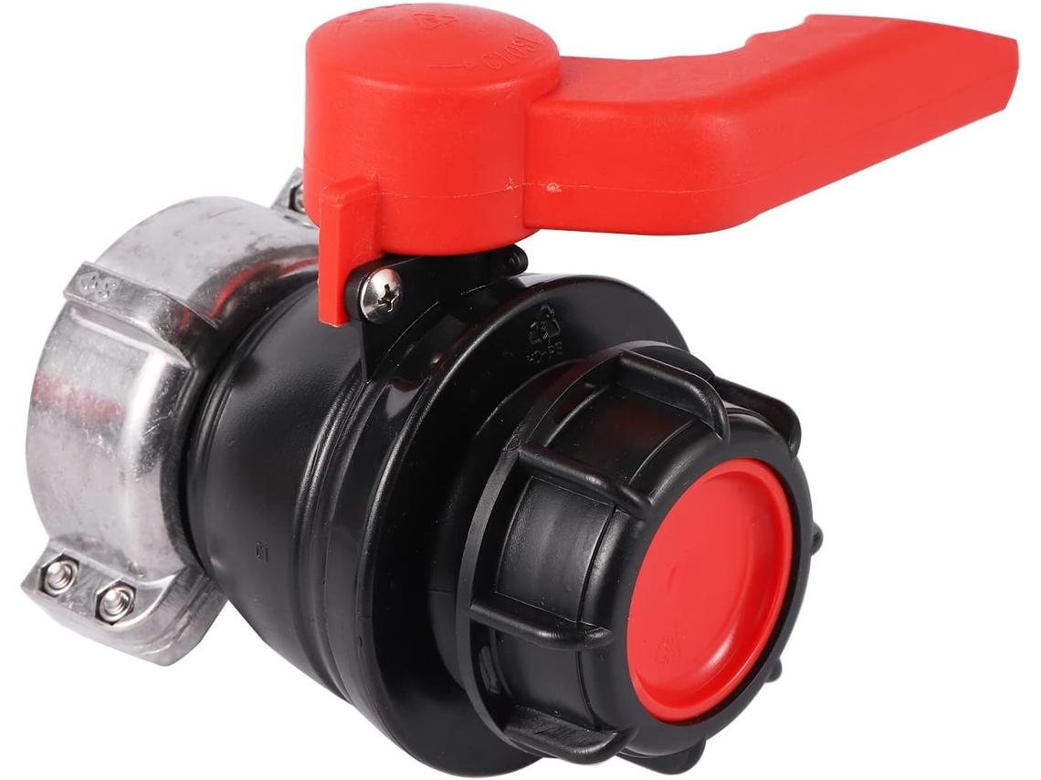 Válvula De Tanque, 60 Mm A 75 Mm, Conector De Tanque, Adequada Para Tanques De Águas Pluviais, Recipientes, Ibc, Tanques Zeuxo