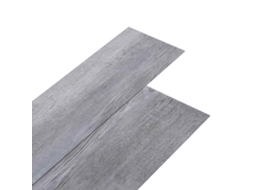 Conjunto 18 Prancha De Piso Vidaxl Cinzento Pvc (2,51 M²)