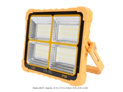 Laxiscreed Lanterna De Trabalho Portátil Led A Energia Solar, 200w E Bateria De 7000mah
