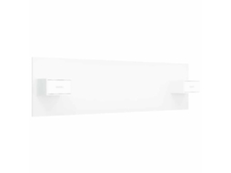 Conjunto 1 Cabeceira De Cama Com Armário Vidaxl Branco Derivados De Madeira (200 X 1.5 X 80 Cm)