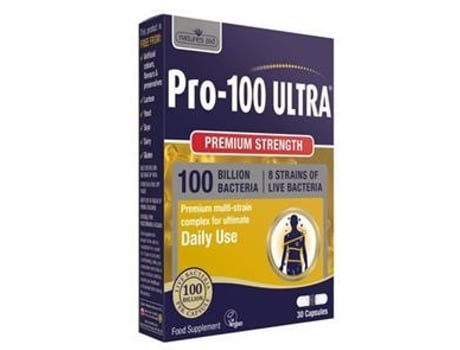 Natures Aid Pro-100 Ultra Probiotic 30 Cápsulas