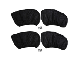 Mali 4pcs Cortina Protetora Solar Carro Universal Nylon Janela Lateral Uv Resistente
