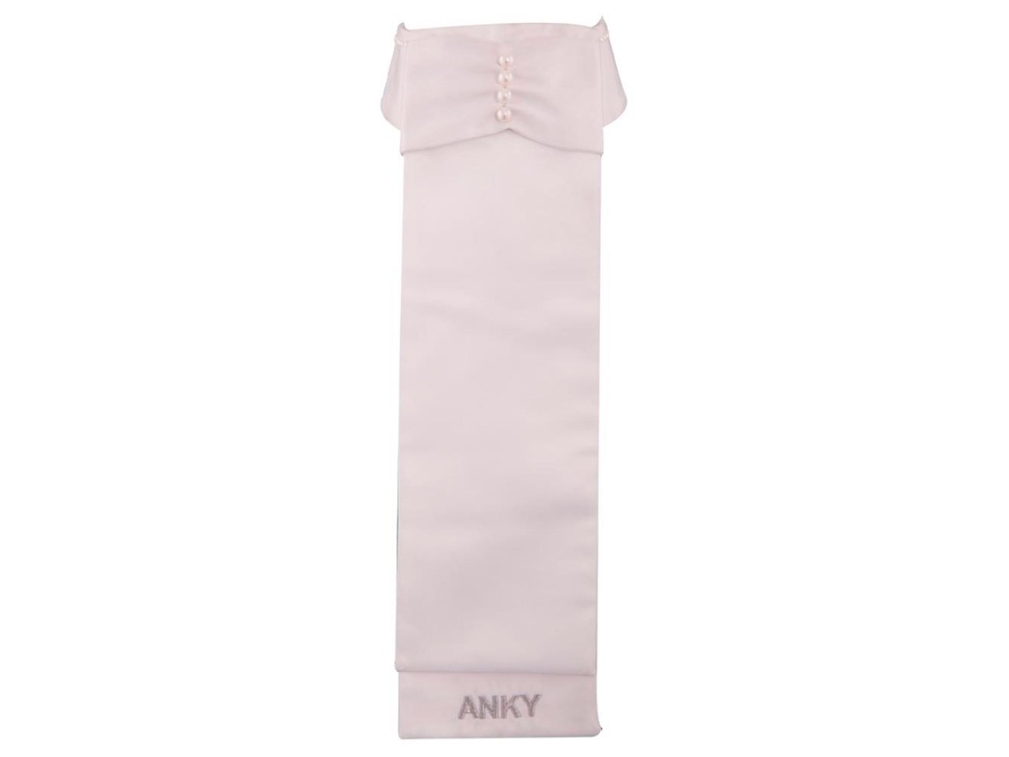 Gravata de Estoque Pearl Branco Sanky
