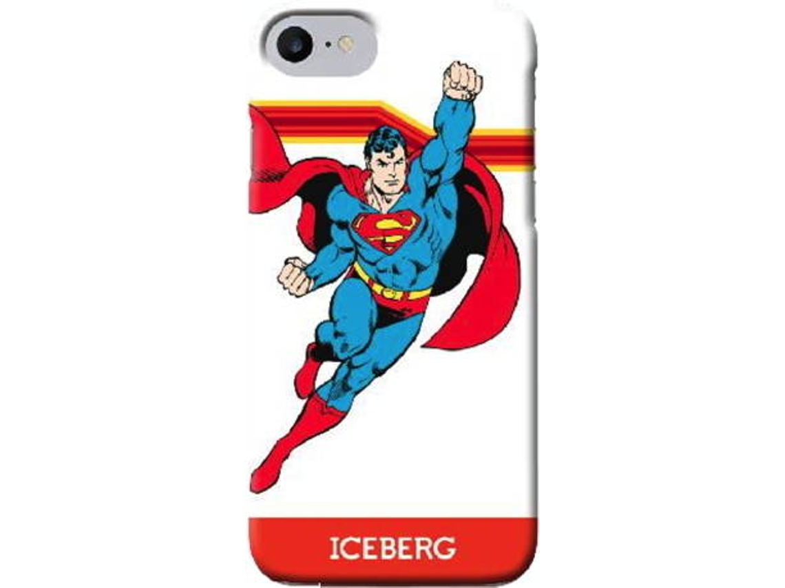 Capa iPhone 6, 6s, 7, 8 ICEBERG Superman Flying Vermelho