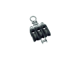 Polia Giratória Tripla com Suporte de Corda 275Kg 5 Mm Prateado 20 X 80 Mmbarton Marine