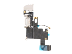 2026zentro-cabo Flexível De Porta De Carregamento Com Antena, Porta De Fones E Microfone Para Iphone 6 Plus Branco