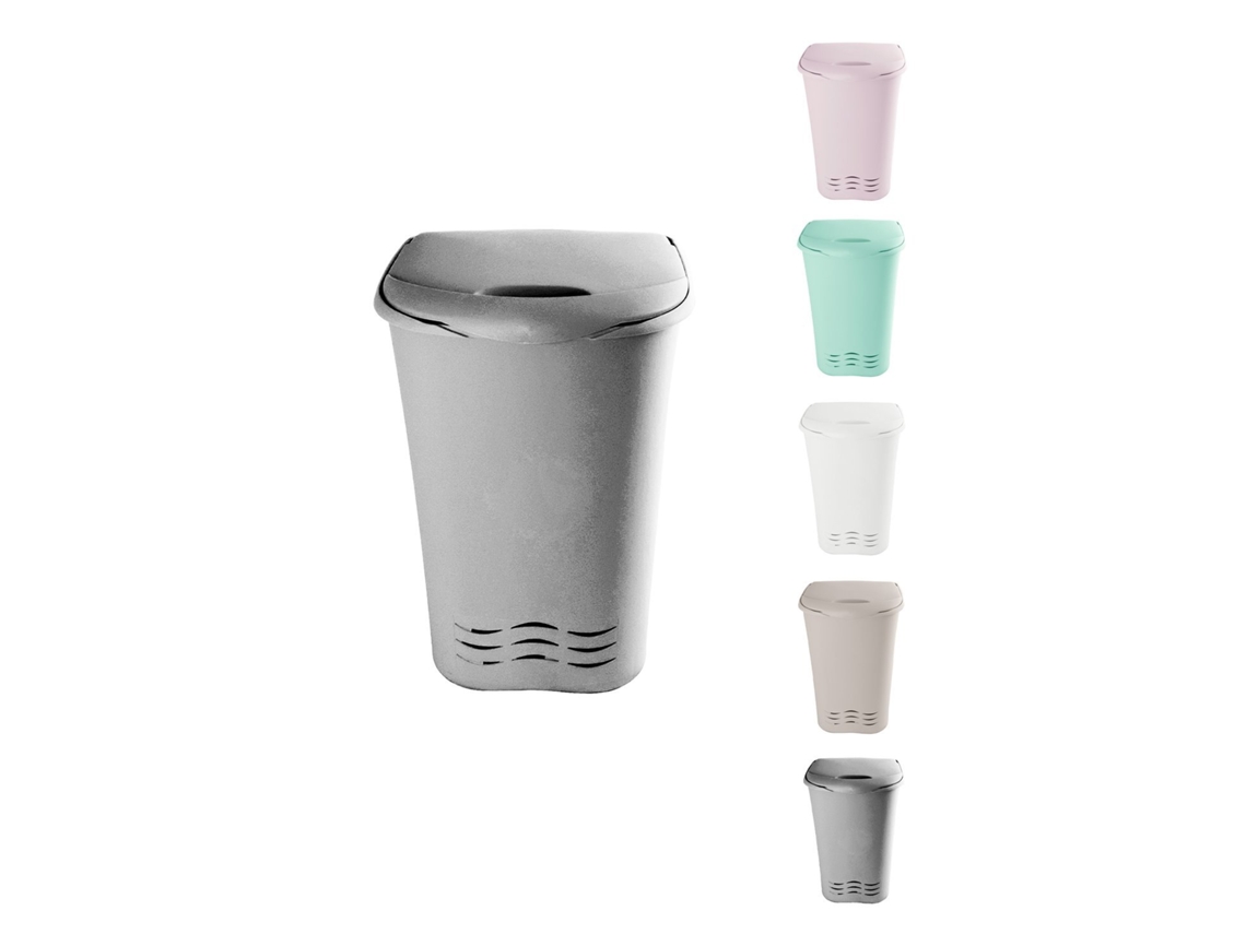 Cesto Ropa Sucia Con Asas – Pongotodo Para Colada 70 Litros Plata 70 Litros