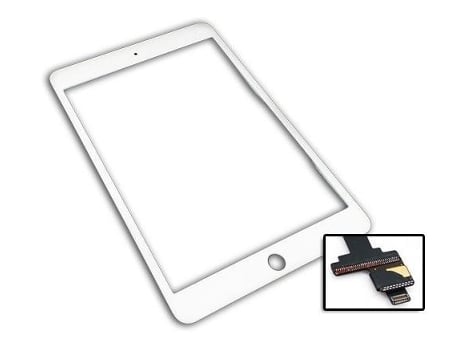Ecrã tactil iPad Mini / Mini Retina Branco Conector IC