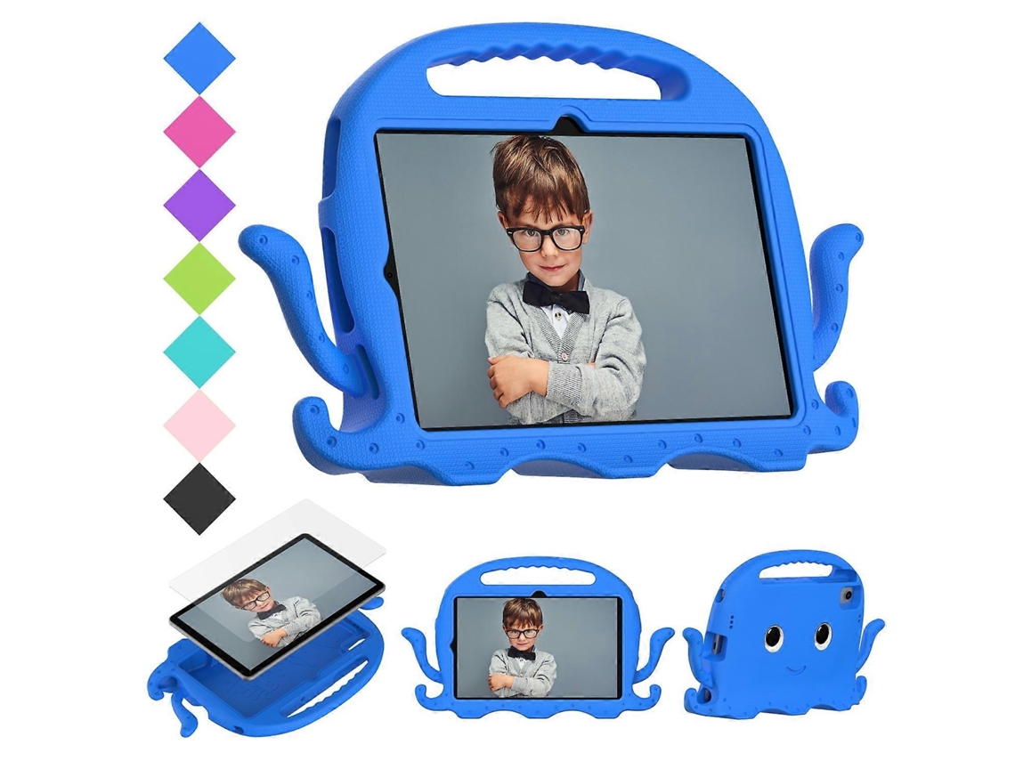 Capa híbrida de EVA à prova de choque estilo polvo da Webake com alça para tablet