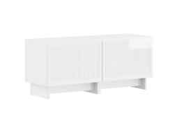 Vidaxl Gabinete Para Tv Branco Brilhante Derivados De Madeira