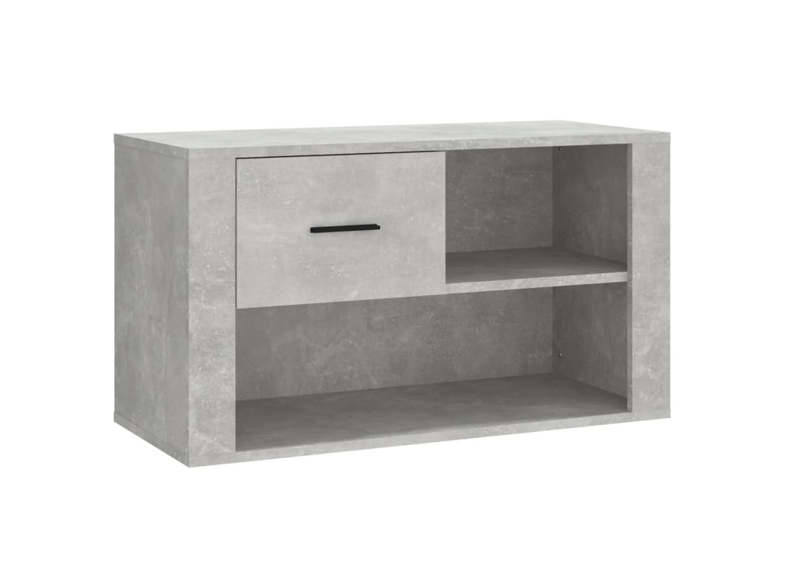 Sapateira 80x35x45 cm Madeira Processada Cinzento Cimento MAISON EXCLUSIVE