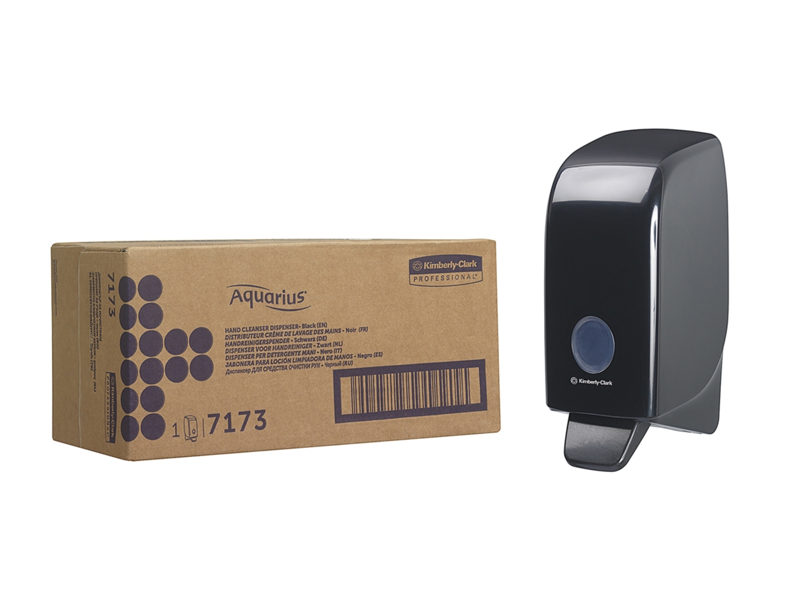 Dispensador de Sabonete Preto AQUARIUS