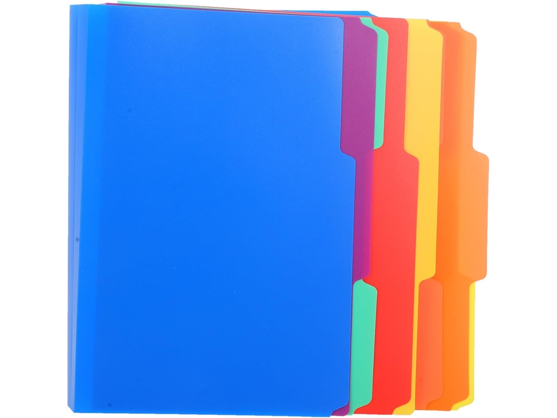 Pastas Plásticas Betooky Com 18 Peças, Design Criativo, Organizador Multifuncional Durável Documentos Escolares E
