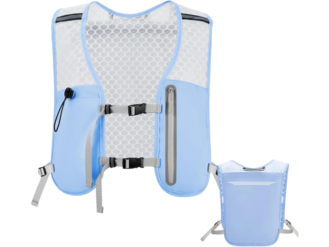 Colete De Hidratação Feminino Colete De Hidratação Ajustável Para Corrida | Mochila Peitoral Leve Gokoco