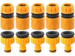 Conector De Mangueira Engate Rápido, Adaptador Com Rosca 3/4 E 1/2