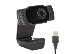 Câmera Web Usb 1080p Para Pc Com Microfone Integrado E Sem Driver