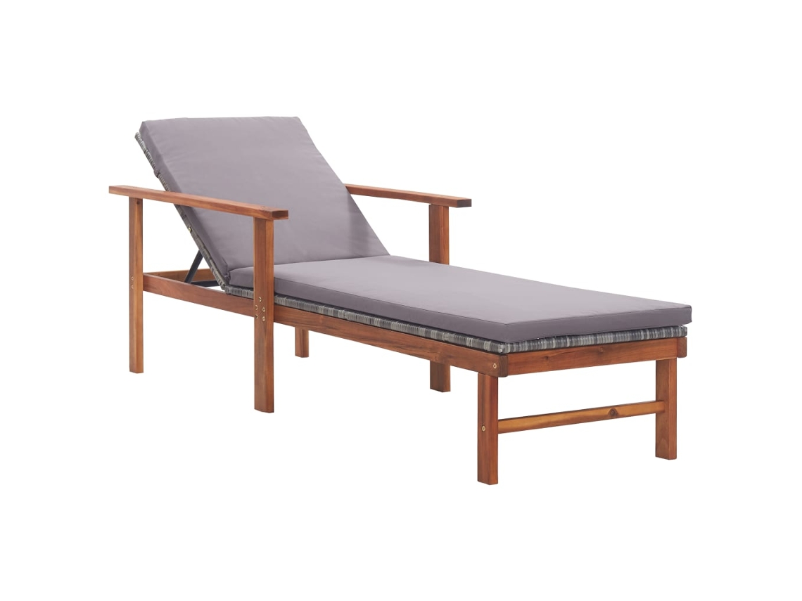 Sunlounger, Sunloungers Vidaxl Cinzeto Rattan / Vime (n/a)