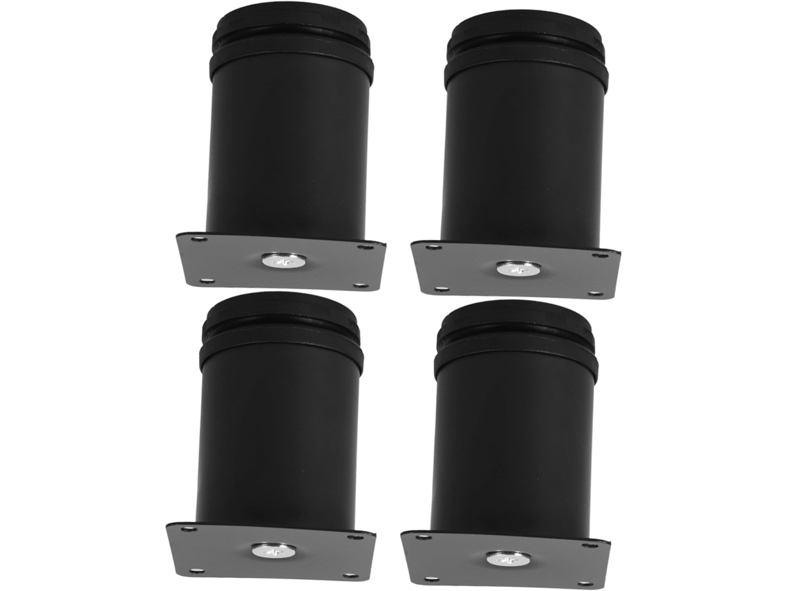 Gatuida Conjunto De 4 Pés Ajustáveis Em Aço Inoxidável Para Móveis, Móveis De Exterior E Armários
