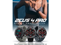 Pulseira Inteligente ZUES 4 Pro com monitor de saúde e chamadas para Android e iOS | S/MARCA