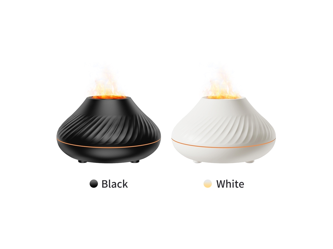 Humidificador de Névoa com Chama Simulada Difusor de Óleos | S/MARCA