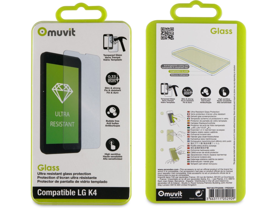 Pelicula de Vidro MUVIT K4 4G