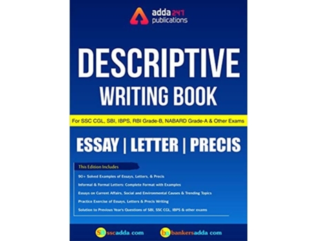 Livro Descriptive Writing Book For Ssc And Bank Exams De Adda247 (inglês)