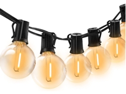 Luzes De Fada G40 Para Ambientes Externos/internos 25 Lâmpadas Para Jardim De Natal Pátio Para Casamento*