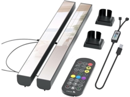 Luminária Led Rgb, Modelo Abyss , Bluetooth, Luz Noturna Ambiente. SFUSHOS (par)