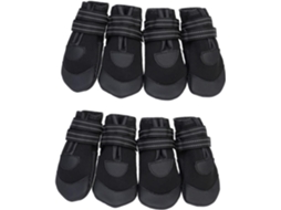 Mipcase Conjunto De 8-botas Impermeáveis E Quentes Cães, Antiderrapantes E Refletivas, Acessórios Passeio Com