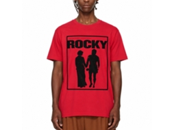 Rockinstone Rocky Movie Poster Solid Red Adult T-shirt Size:xxxl