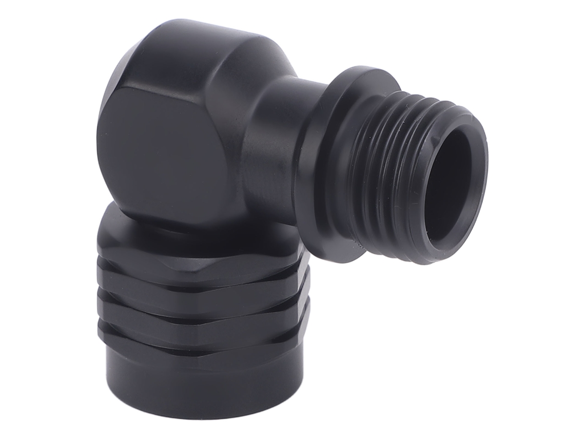 Conector De Regulador De Segunda Etapa Inox 90 Graus Adaptador Universal Para Mergulho Scuba Acessórios