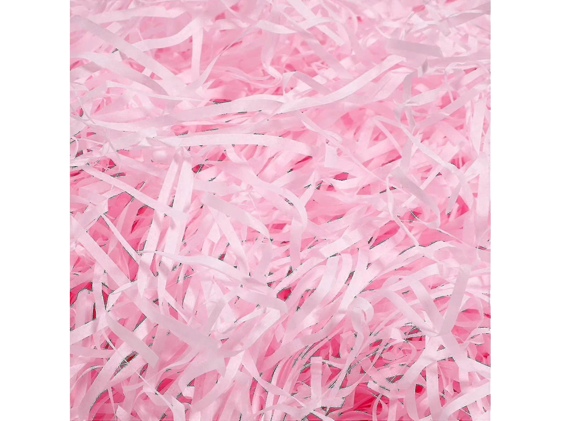 Enchimento De Cesta De Papel Picado De Ráfia 100g, Embalagem Para Cesta De Presente, Suprimentos Para Festas Olysi Shop (rosa)