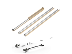 Kit De Moldura Succebuy Para Porta De Correr Ajustável, Com 610-914 Mm De Largura E 2032 Mm De Altura