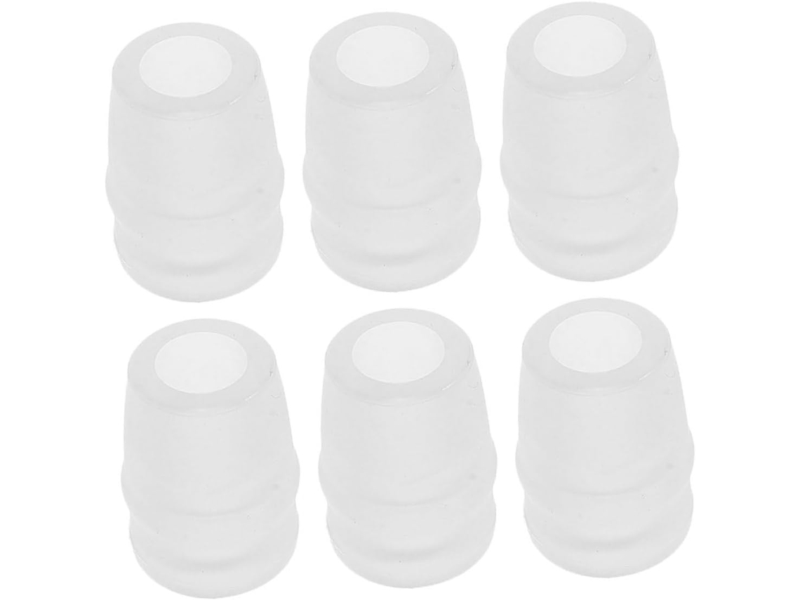 Conjunto De 6 Válvulas Reposição, Bocal Silicone E Bico Hidratação Para Garrafa Água.