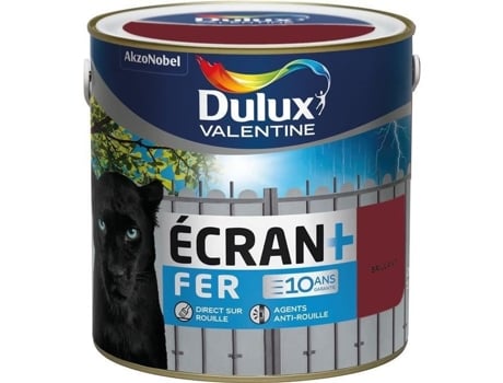 Pintura Dulux Valentine Ferro Brilhante Tela Vermelho Basco 2 L Exterior Gliceropolivalente
