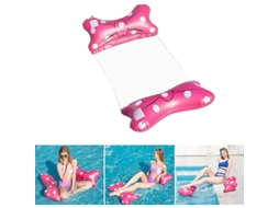 Hammock Flutuante Inflável Multiuso 4 Em 1 (sela, Chaise Longue, Dhinghy, Hammock) (arco Rosa)