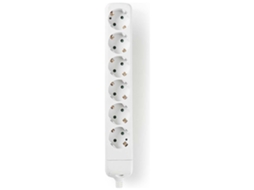 Bloco de 6 Tomadas Sem Cabo 250V 3680W NEDIS