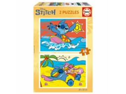 Puzzle EDUCA 2x48 Peças Disney Stitch 20466
