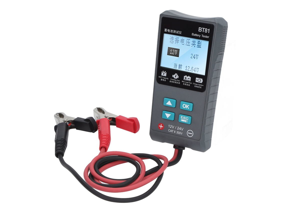 Laxiscreed Analisador De Bateria Portátil Para Carros Com Alta Capacidade E Resistência Interna