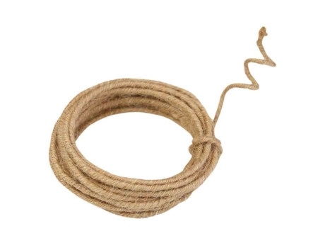 Corda de Juta Militar Natural 0,2 Cm X 3 M MEGACREA DIY